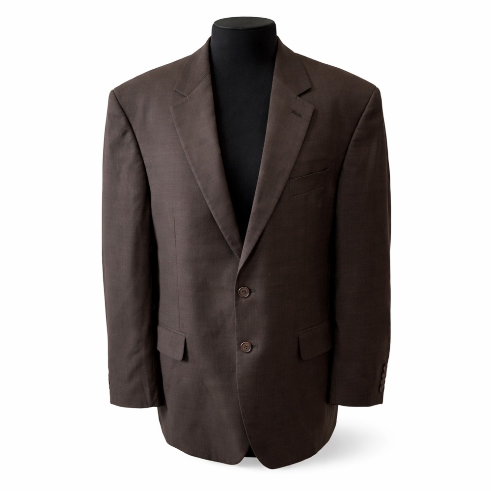 Lauren Ralph Lauren 100% Wool Brown Sport Coat Blazer Men’s 46S
